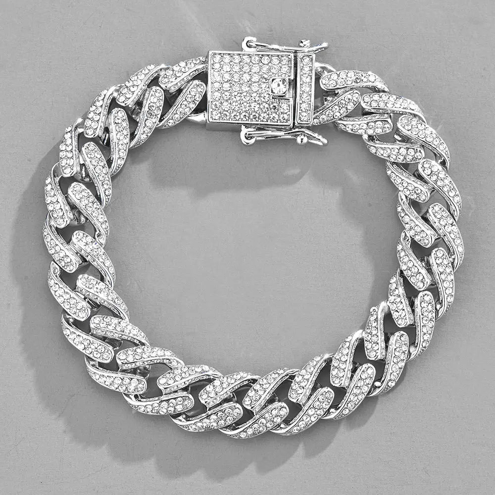 New Hip Hop Cuban Chain Icedout Link Chain Jewelry eprolo