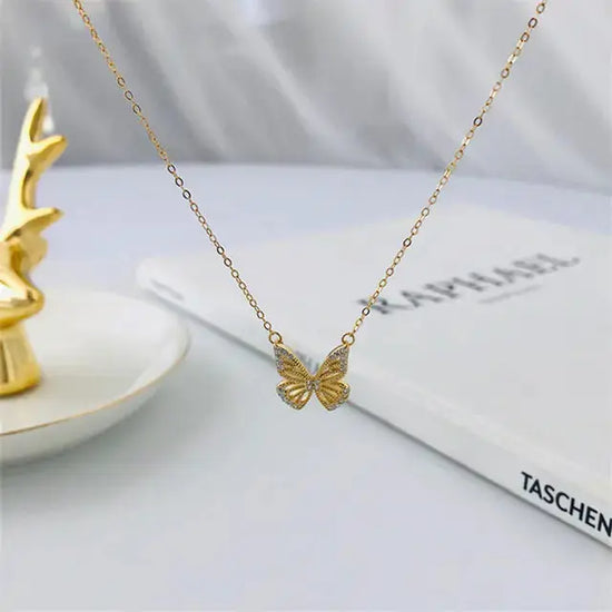 Clavicle Chain Butterfly Necklace My Store