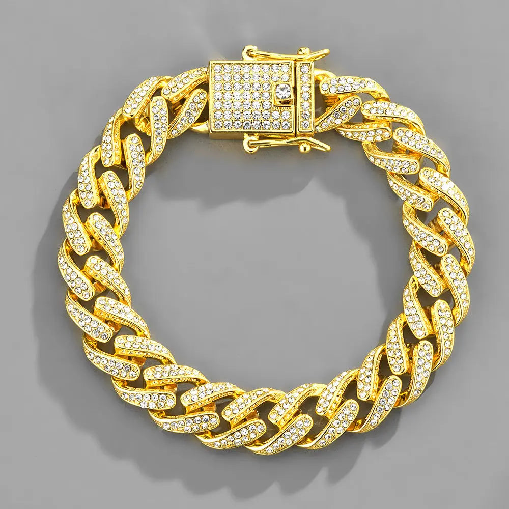 New Hip Hop Cuban Chain Icedout Link Chain Jewelry eprolo