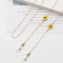 New Small Chrysanthemum And Gold Chain With Anti-Drop Mask Glasses Chain Necklace eprolo