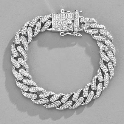 New Hip Hop Cuban Chain Icedout Link Chain Jewelry eprolo