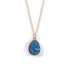 New Creative Necklace Simple Water Drop Pendant Fashion Sweet Crystal Cluster Necklace eprolo