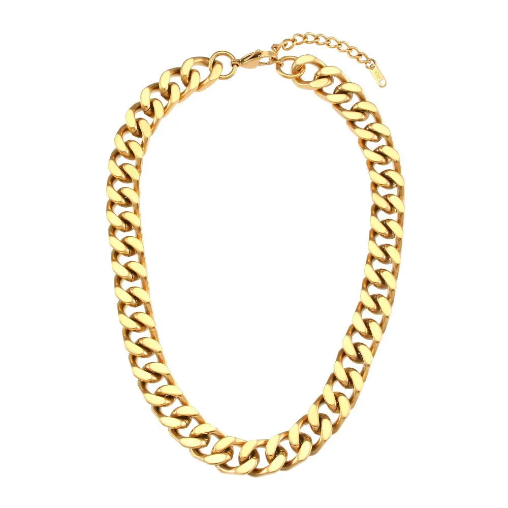 Hip Hop Stainless Steel Necklace Women&