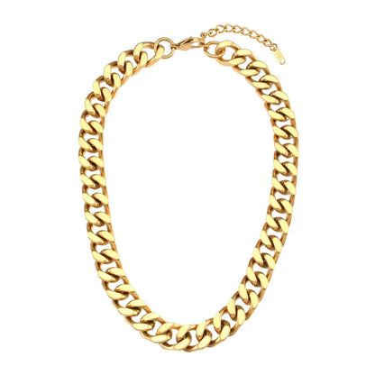 Hip Hop Stainless Steel Necklace Women&
