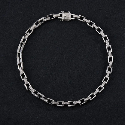 Fashion Trend Street Punk Rock Hip Hop Cuban Chain Hip Hop Mimi Box Buckle Necklace eprolo