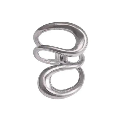 Exaggerated Creative Asymmetric Open Drop Choker Necklace eprolo