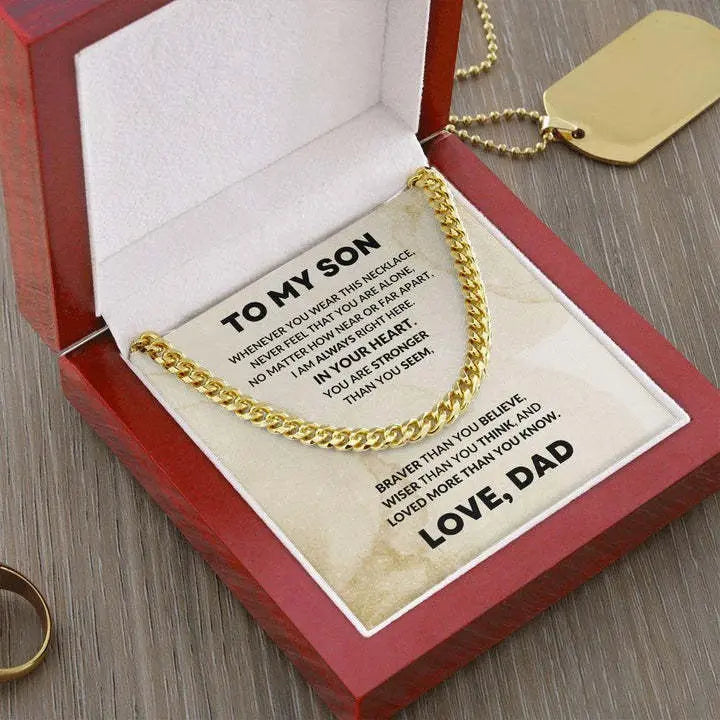 New minimalist 14K gold Cuban chain for men&