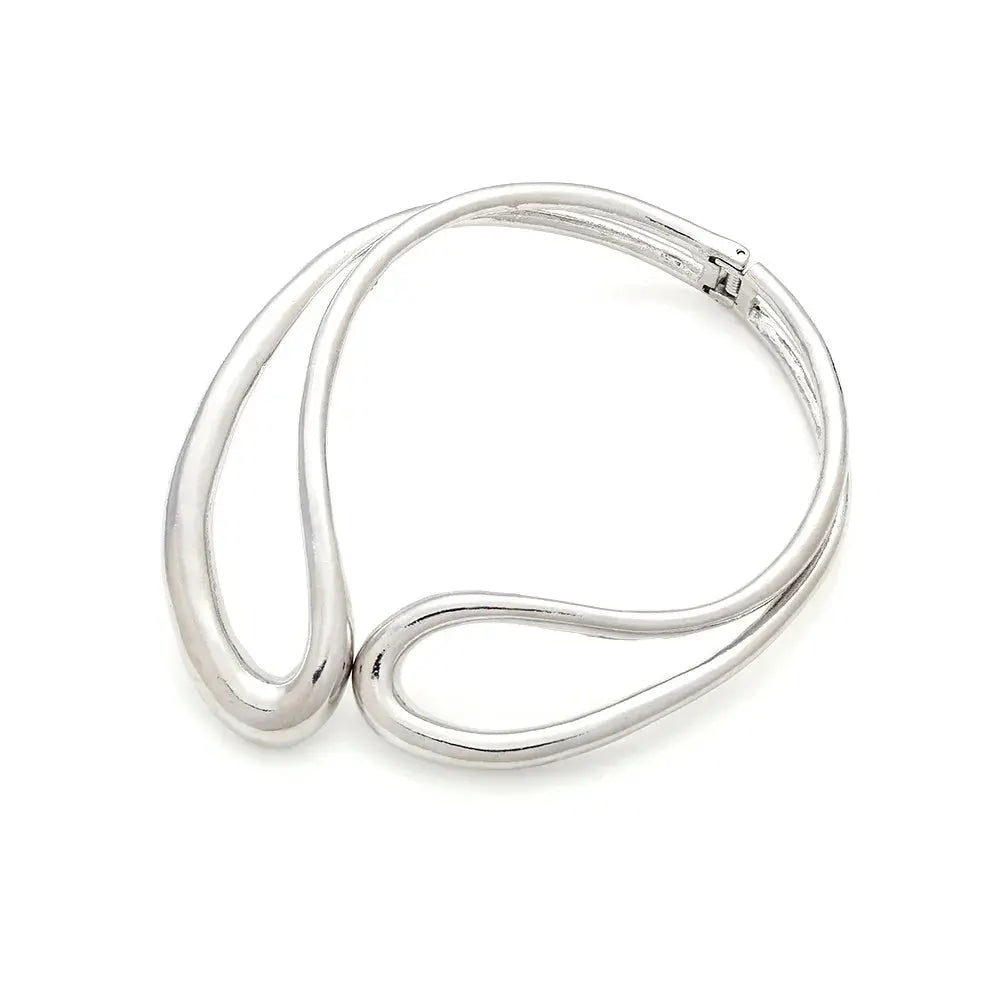 Exaggerated Creative Asymmetric Open Drop Choker Necklace eprolo