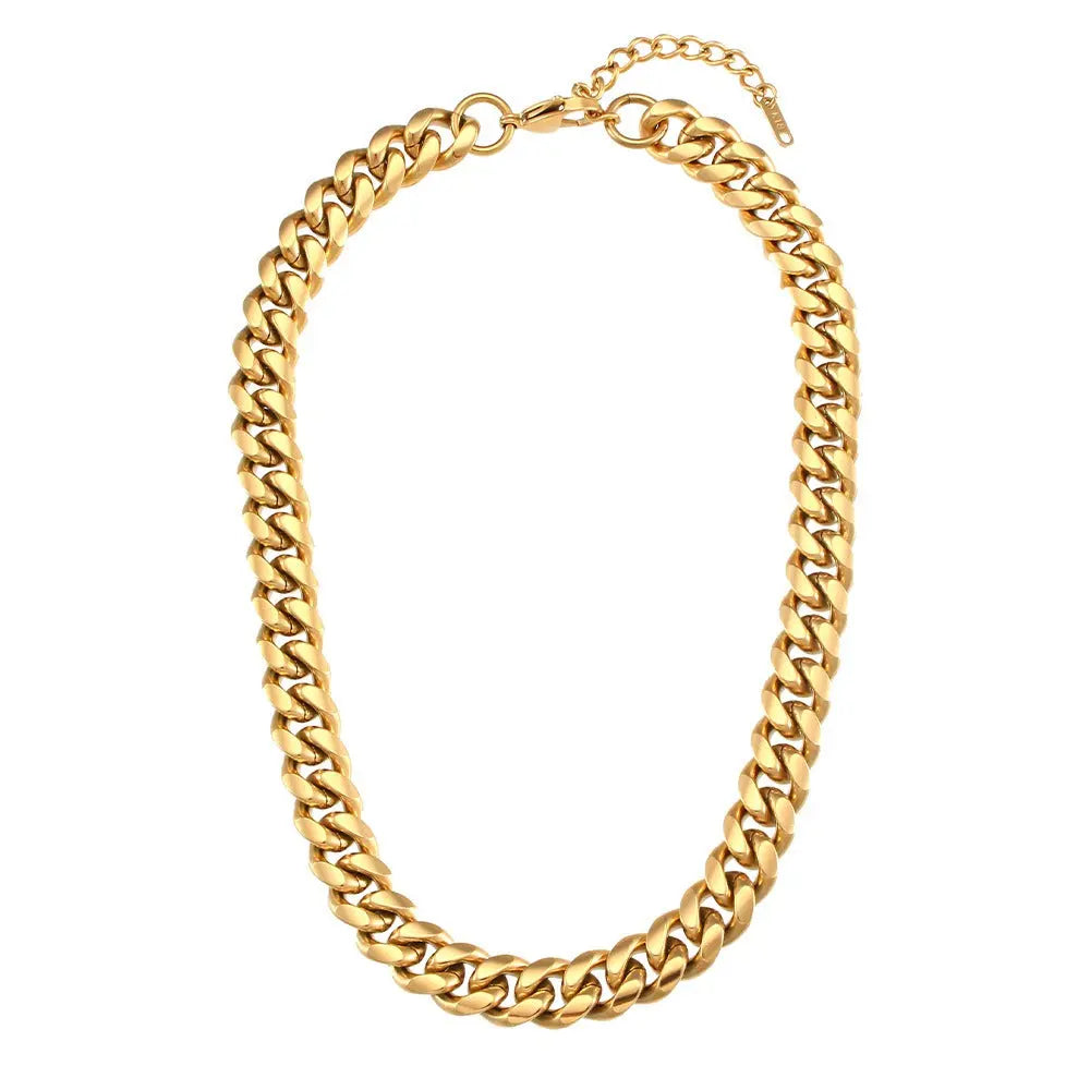 Hip Hop Stainless Steel Necklace Women&