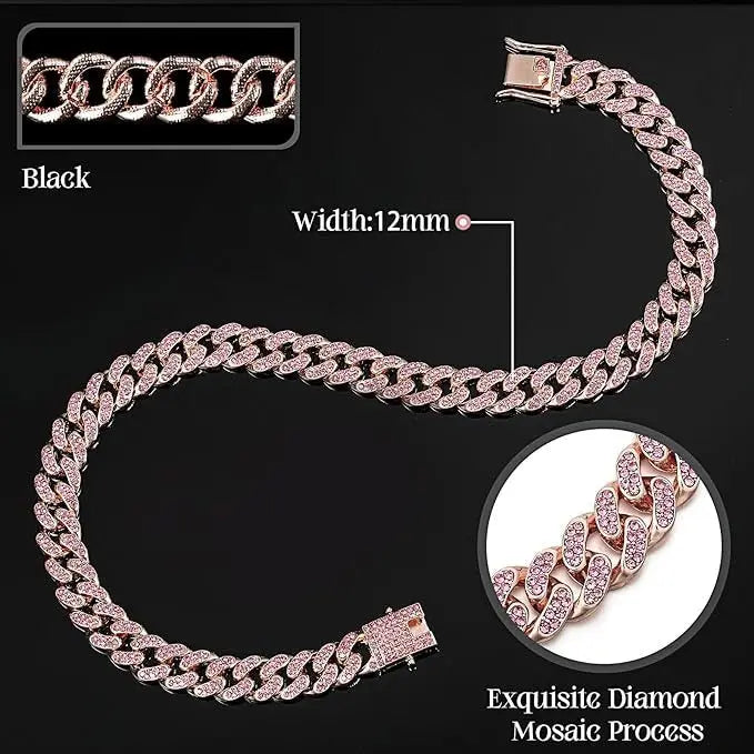 Hip Hop Cuban Chain Pet Jewelry Necklace Collar Zinc Alloy Size Cat Dog Chain Accessories eprolo