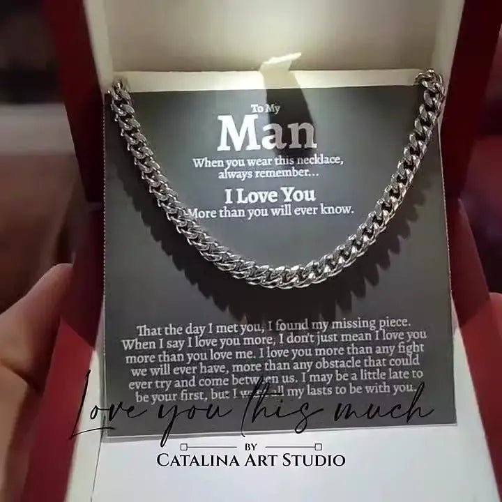 New minimalist 14K gold Cuban chain for men&