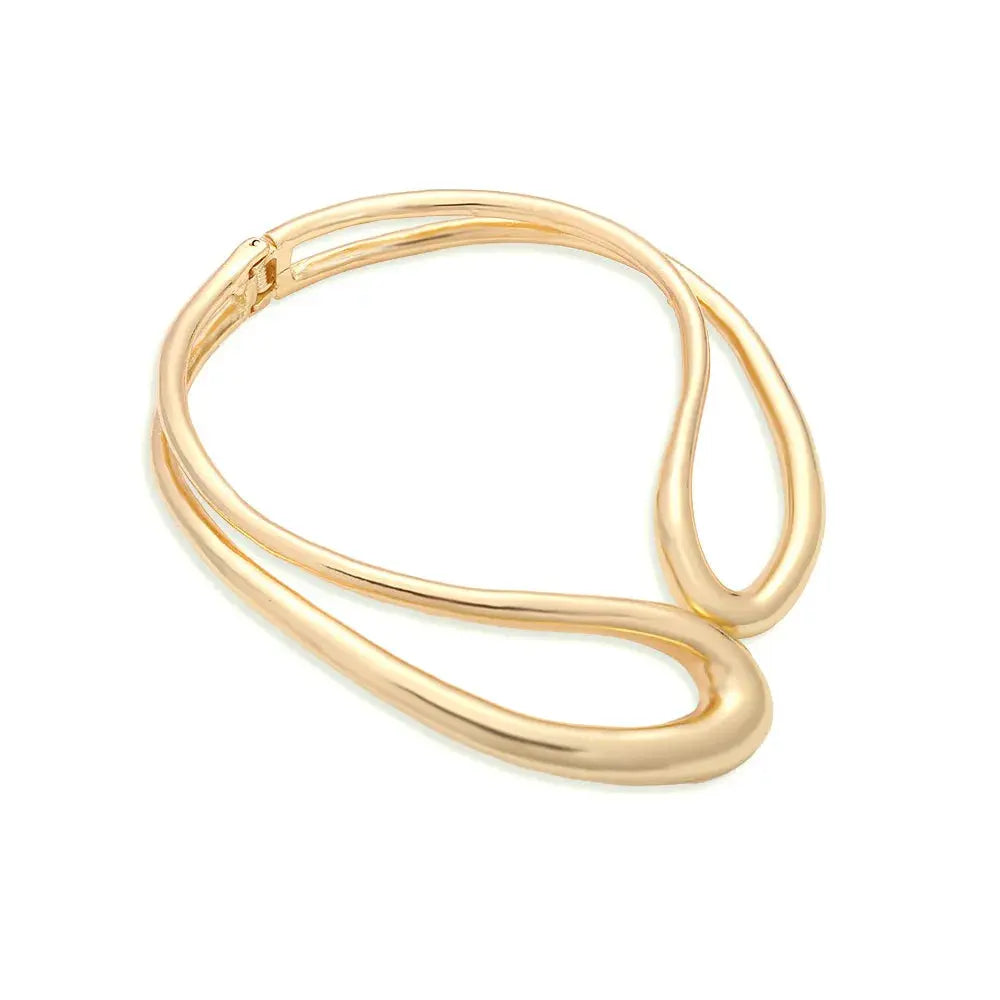 Exaggerated Creative Asymmetric Open Drop Choker Necklace eprolo